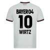 Original Fußballtrikot Bayer 04 Leverkusen Florian Wirtz 10 Auswärtstrikot 2023-24 Für Herren